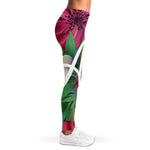 Tropical Flower Aloha Print Women's Leggings