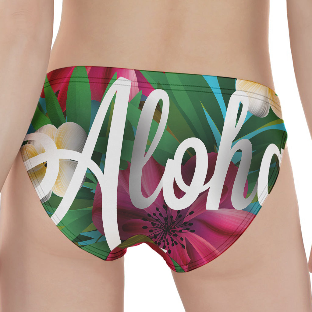 Tropical Flower Aloha Print Women's Panties