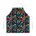 Tropical Flowers Hawaii Pattern Print Adjustable Apron