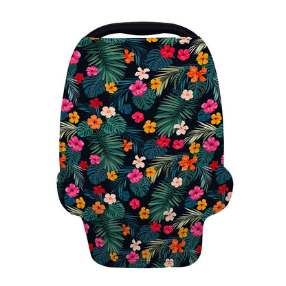 Tropical Flowers Hawaii Pattern Print Baby Seat Cover