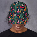 Tropical Flowers Hawaii Pattern Print Baseball Cap