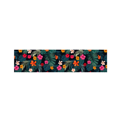 Tropical Flowers Hawaii Pattern Print Bed Runner