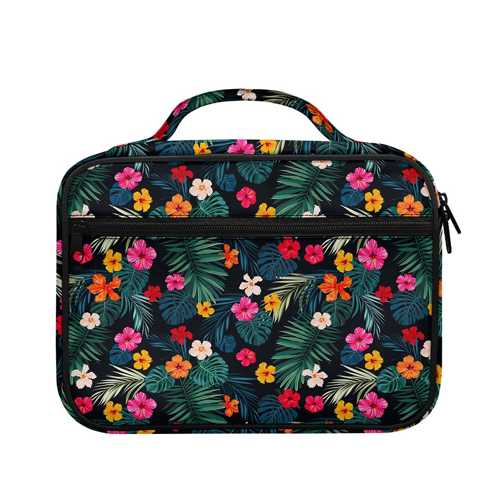Tropical Flowers Hawaii Pattern Print Briefcase Bible Bag
