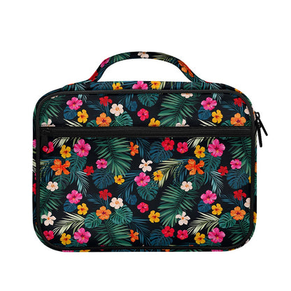 Tropical Flowers Hawaii Pattern Print Briefcase Bible Bag