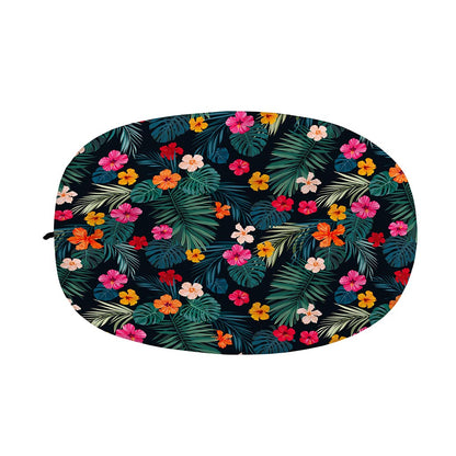 Tropical Flowers Hawaii Pattern Print Car Side Mirror Covers