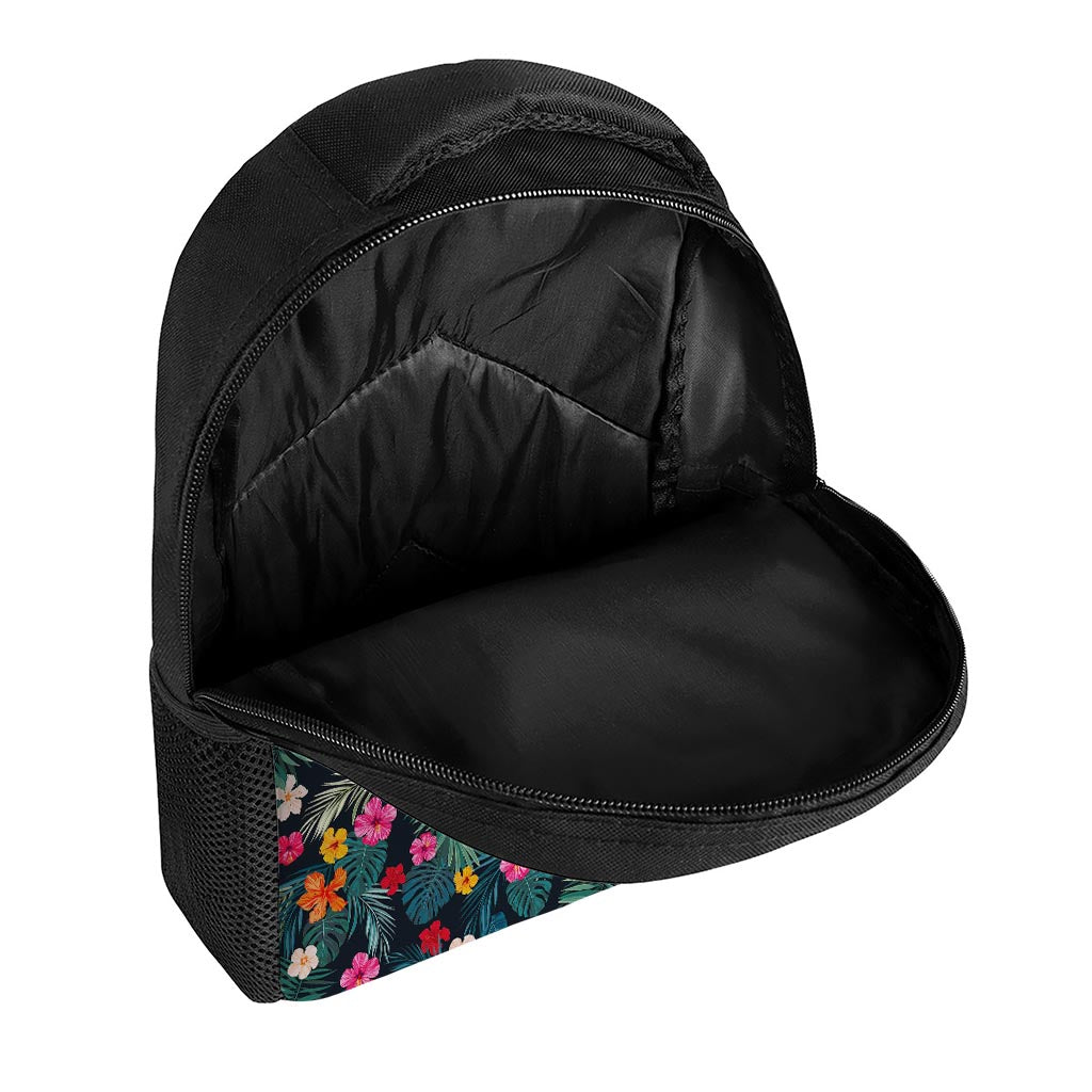 Tropical Flowers Hawaii Pattern Print Casual Backpack