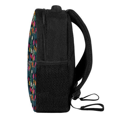 Tropical Flowers Hawaii Pattern Print Casual Backpack