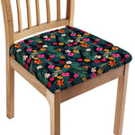 Tropical Flowers Hawaii Pattern Print Chair Cushion Cover