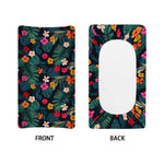 Tropical Flowers Hawaii Pattern Print Changing Pad Cover