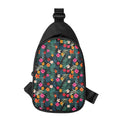 Tropical Flowers Hawaii Pattern Print Sling Bag
