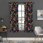 Tropical Flowers Hawaii Pattern Print Curtain