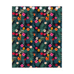Tropical Flowers Hawaii Pattern Print Curtain