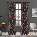 Tropical Flowers Hawaii Pattern Print Curtain