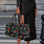 Tropical Flowers Hawaii Pattern Print Duffle Bag