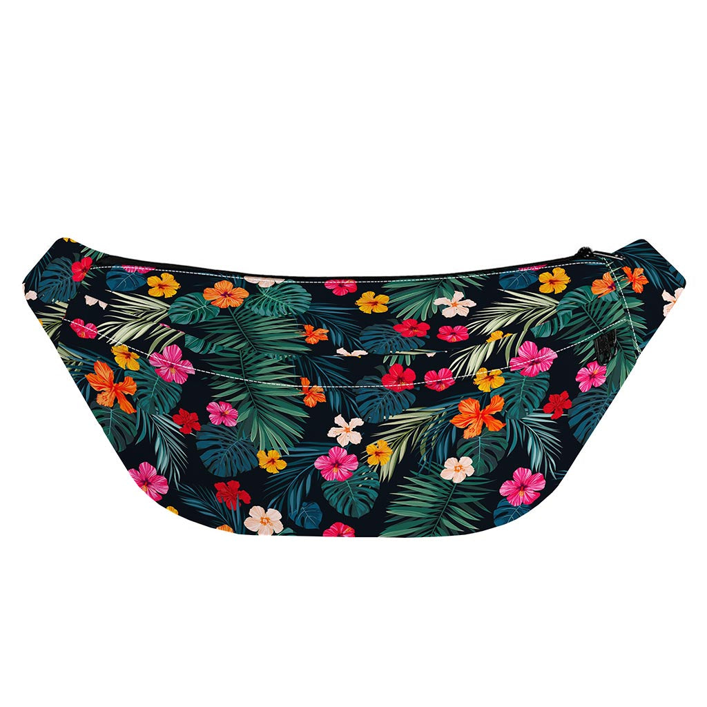 Tropical Flowers Hawaii Pattern Print Fanny Pack