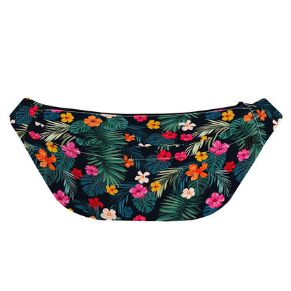 Tropical Flowers Hawaii Pattern Print Fanny Pack