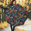 Tropical Flowers Hawaii Pattern Print Foldable Umbrella