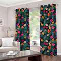 Tropical Flowers Hawaii Pattern Print Grommet Curtains
