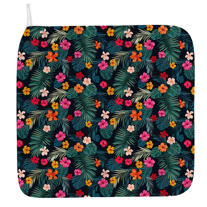 Tropical Flowers Hawaii Pattern Print Hand Towel