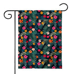Tropical Flowers Hawaii Pattern Print House Flag