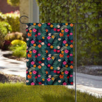 Tropical Flowers Hawaii Pattern Print House Flag