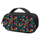 Tropical Flowers Hawaii Pattern Print Insulin Cooler Travel Case