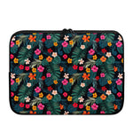 Tropical Flowers Hawaii Pattern Print Laptop Sleeve