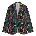 Tropical Flowers Hawaii Pattern Print Men's Blazer