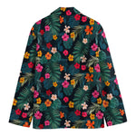Tropical Flowers Hawaii Pattern Print Men's Blazer