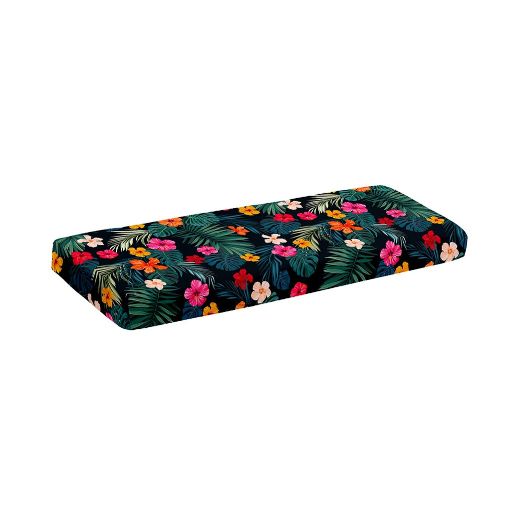 Tropical Flowers Hawaii Pattern Print Piano Keyboard Cover