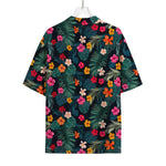 Tropical Flowers Hawaii Pattern Print Rayon Hawaiian Shirt