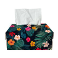 Tropical Flowers Hawaii Pattern Print Rectangle Tissue Box Cover