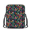 Tropical Flowers Hawaii Pattern Print Rectangular Crossbody Bag