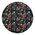 Tropical Flowers Hawaii Pattern Print Round Blanket