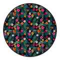 Tropical Flowers Hawaii Pattern Print Round Floor Mat
