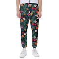 Tropical Flowers Hawaii Pattern Print Joggers