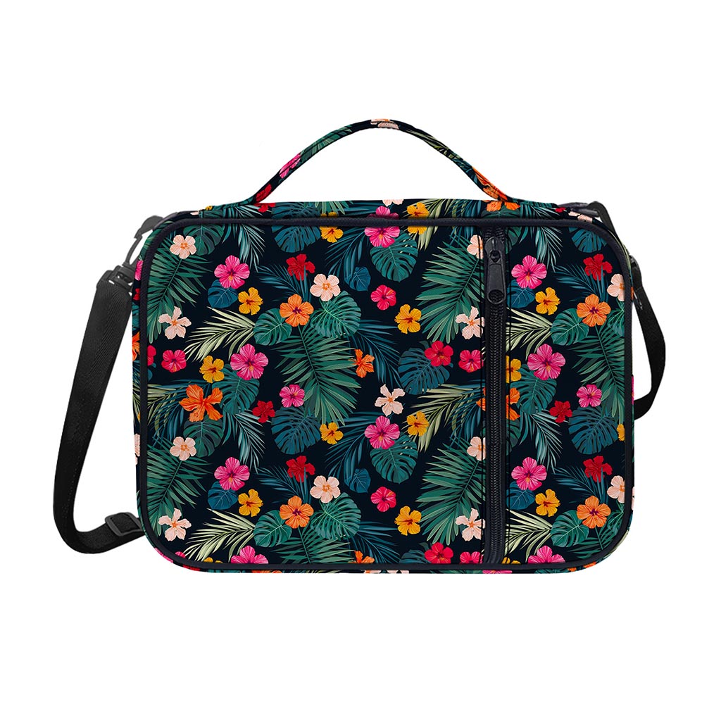 Tropical Flowers Hawaii Pattern Print Shoulder Strap Bible Bag