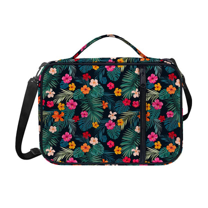 Tropical Flowers Hawaii Pattern Print Shoulder Strap Bible Bag