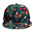 Tropical Flowers Hawaii Pattern Print Snapback Cap