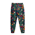 Tropical Flowers Hawaii Pattern Print Sweatpants