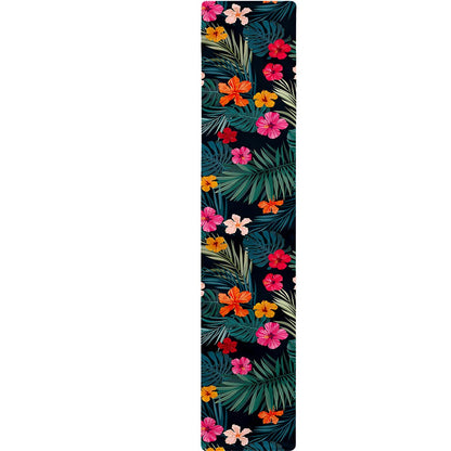 Tropical Flowers Hawaii Pattern Print Table Runner