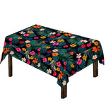 Tropical Flowers Hawaii Pattern Print Tablecloth