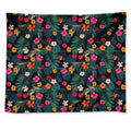 Tropical Flowers Hawaii Pattern Print Tapestry