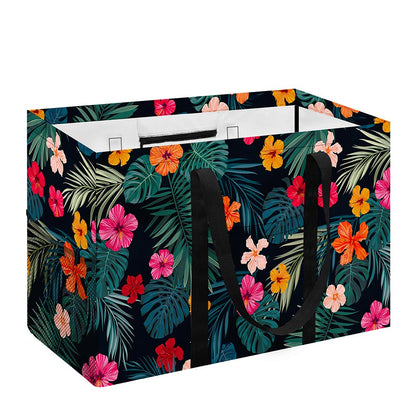 Tropical Flowers Hawaii Pattern Print Utility Tote Bag