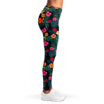Tropical Flowers Hawaii Pattern Print Women's Leggings