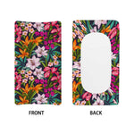 Tropical Flowers Pattern Print Changing Pad Cover
