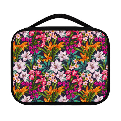 Tropical Flowers Pattern Print Classic Bible Case