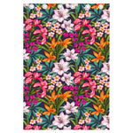 Tropical Flowers Pattern Print Curtain