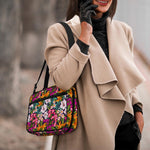 Tropical Flowers Pattern Print Double Strap Bible Bag