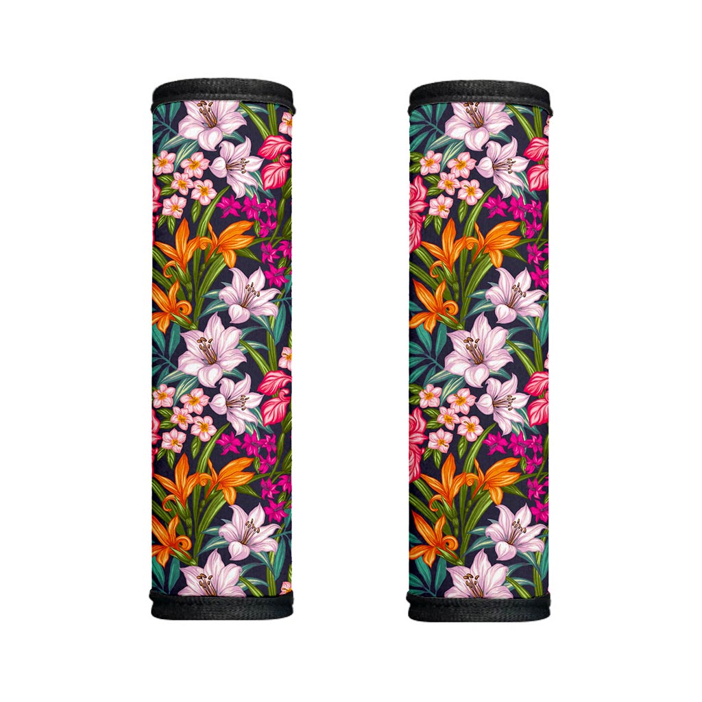 Tropical Flowers Pattern Print Handle Covers